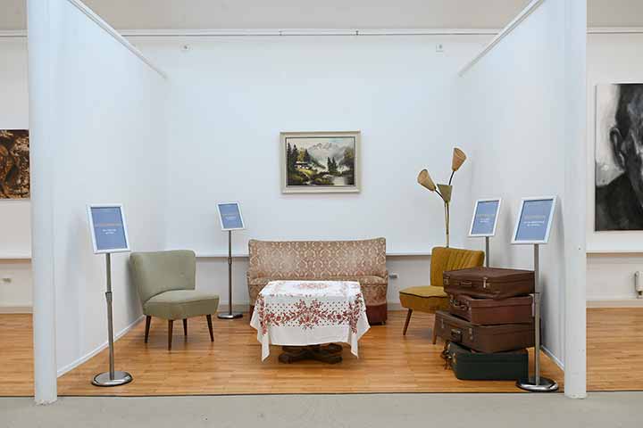Impression aus der Jubiläumsausstellung im Kunstverein Coburg (Bild 2)