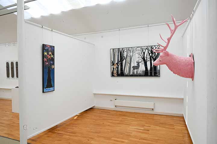 Impression aus der Jubiläumsausstellung im Kunstverein Coburg (Bild 3)