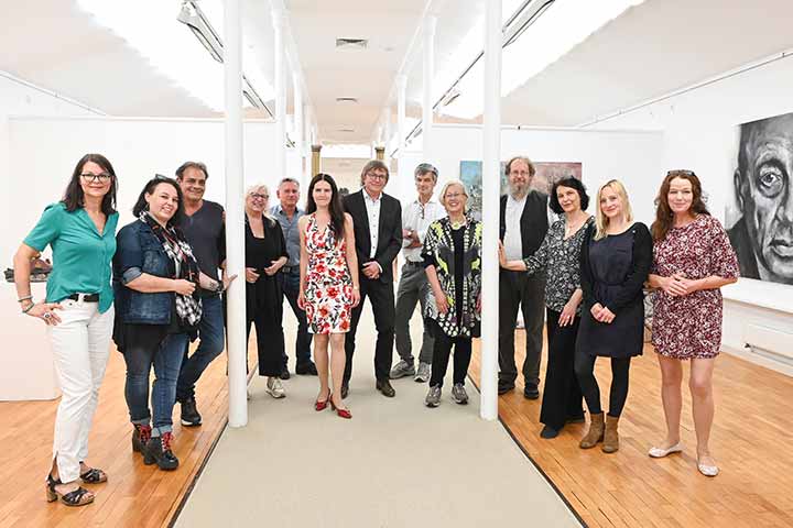 Impression aus der Jubiläumsausstellung im Kunstverein Coburg (Bild 11)