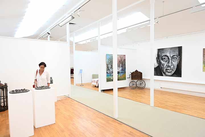 Impression aus der Jubiläumsausstellung im Kunstverein Coburg (Bild 14)