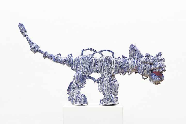 Werk von Peter Riss aus der Ausstellung we dragon im Kunstverein Coburg (Bild 1)