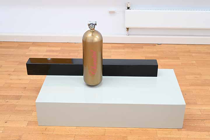 Werk von Peter Riss aus der Ausstellung we dragon im Kunstverein Coburg (Bild 10)