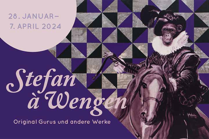 Gemälde von Stefan à Wengen aus der Ausstellung Original Gurus