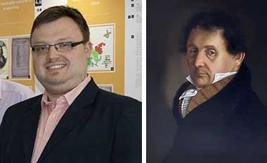 Porträt von Dr. Christian Boseckert und von Johann Andreas Ortloff
