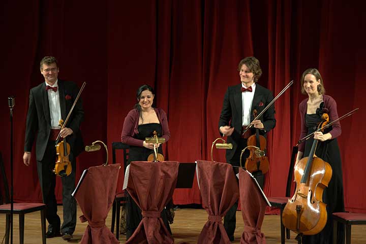 Das Salonquartett Reich an Hall