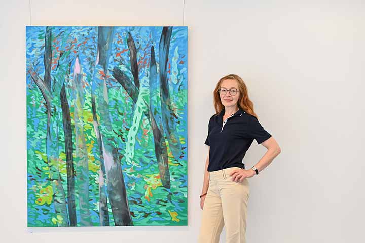 Impression aus der Ausstellung Mindscapes im Kunstverein Coburg (Bild 1)
