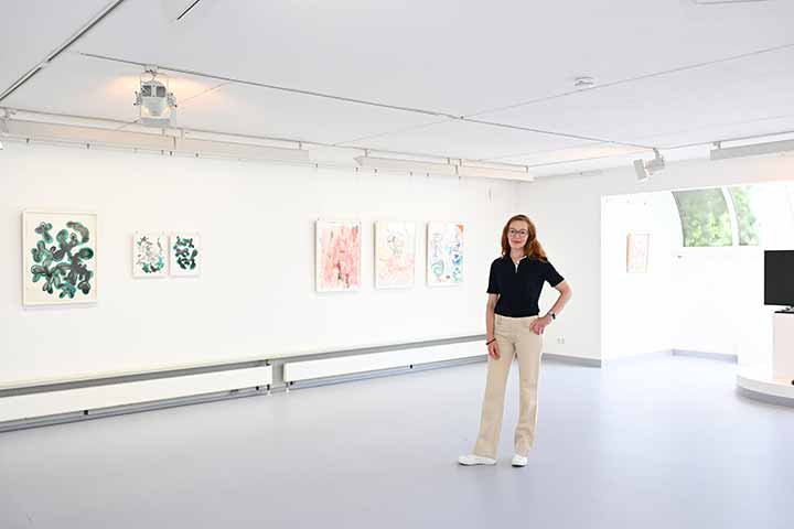 Impression aus der Ausstellung Mindscapes im Kunstverein Coburg (Bild 2)