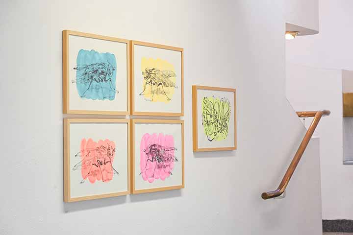 Impression aus der Ausstellung Mindscapes im Kunstverein Coburg (Bild 6)
