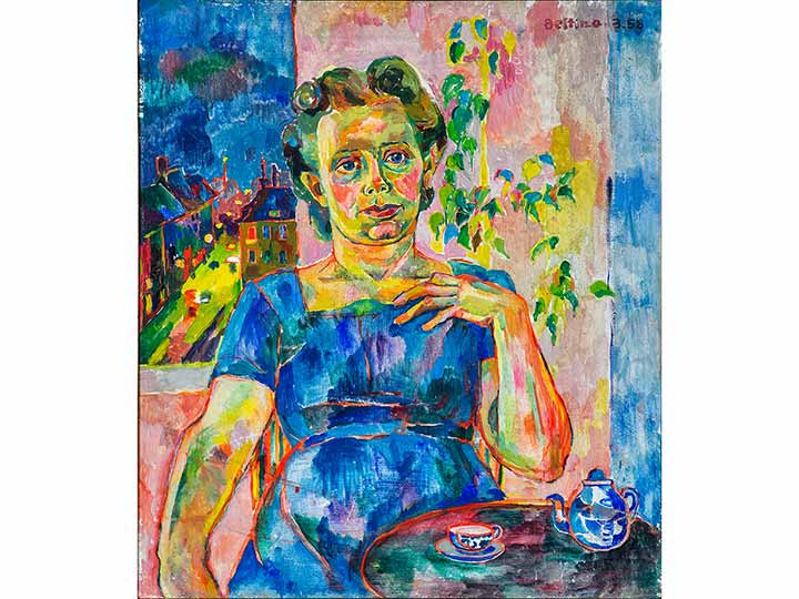 Werk von Bettina Heinen-Ayech aus der Ausstellung im Kunstverein Coburg (Bild 8)