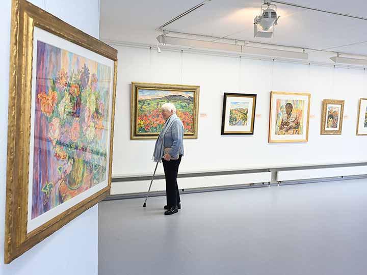 Impression aus der Ausstellung Bettina Heinen-Ayech im Kunstverein Coburg (Bild 6)