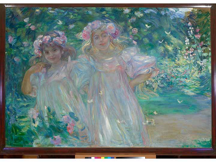 Gemälde von Dora Hitz aus der Ausstellung im Kunstverein Coburg (Bild 1)
