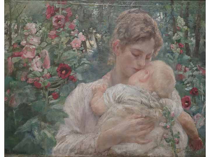 Gemälde von Dora Hitz aus der Ausstellung im Kunstverein Coburg (Bild 7)