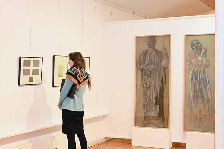 Impression aus der Ausstellung Dora Hitz im Kunstverein Coburg (Bild 2)