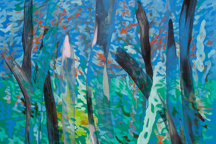 Landschaftsbild von Alexandra Sonntag aus der Ausstellung Mindscapes