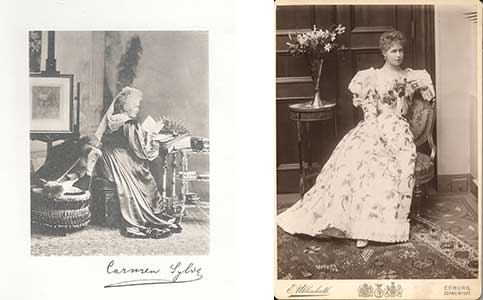 Königin Carmen Sylva und Prinzessin Marie von Sachsen-Coburg und Gotha