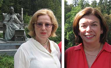 Dr. Macrina Oproiu und Dr. Shona Kallestrup