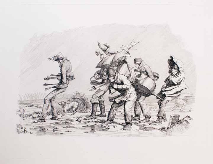 Adolph Schroedter: Nachtmusikanten