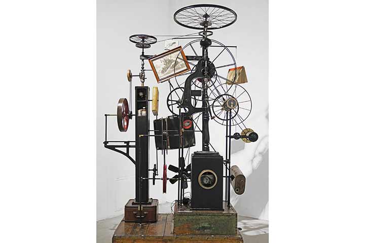 Werk aus der Ausstellung Maschinenraum im Kunstverein Coburg (Bild 3)