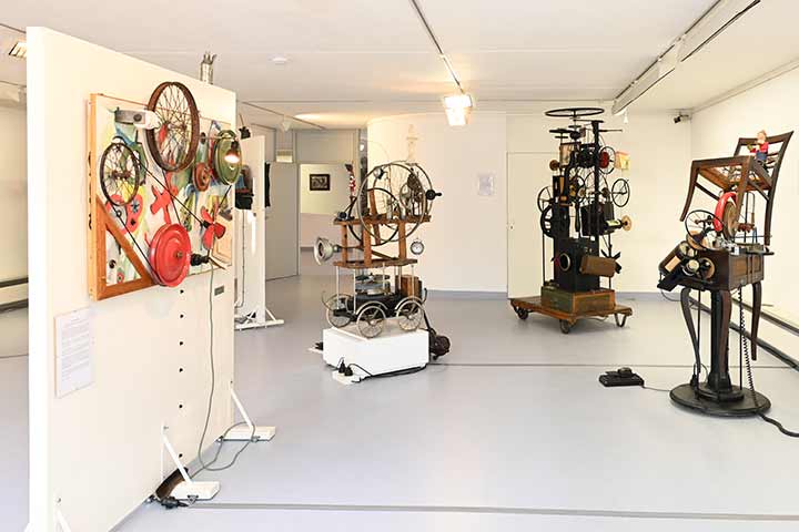 Impression aus der Ausstellung Maschinenraum im Kunstverein Coburg (Bild 1)