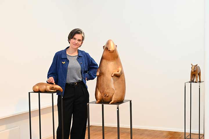 Impression aus der Ausstellung Maschinenraum im Kunstverein Coburg (Bild 4)