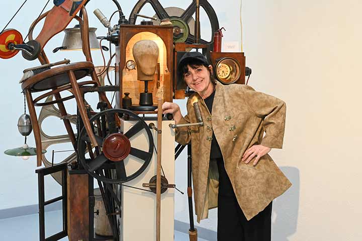 Impression aus der Ausstellung Maschinenraum im Kunstverein Coburg (Bild 6)