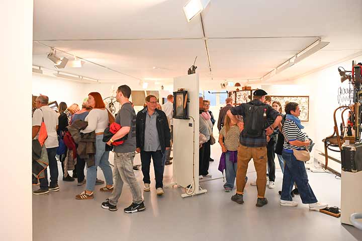 Impression aus der Ausstellung Maschinenraum im Kunstverein Coburg (Bild 19)
