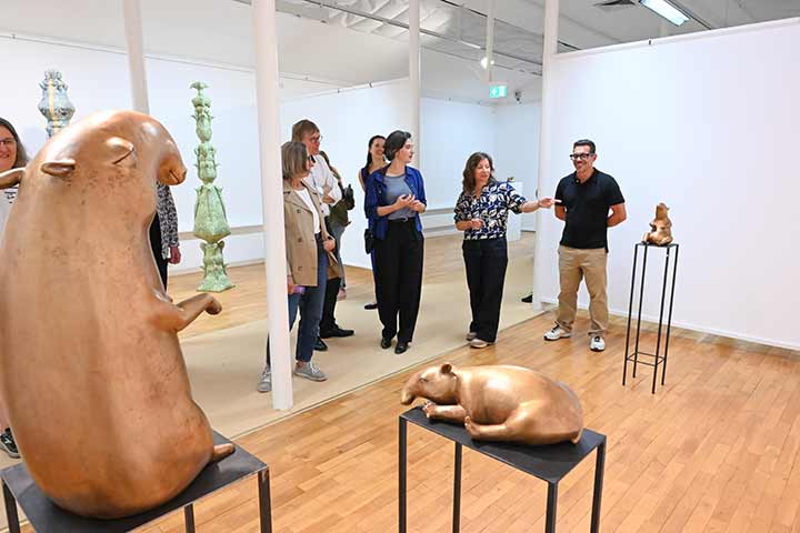Impression aus der Ausstellung Maschinenraum im Kunstverein Coburg (Bild 24)