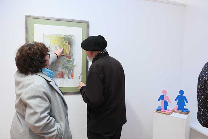 Impression aus der Jahresausstellung im Kunstverein Coburg (Bild 1)