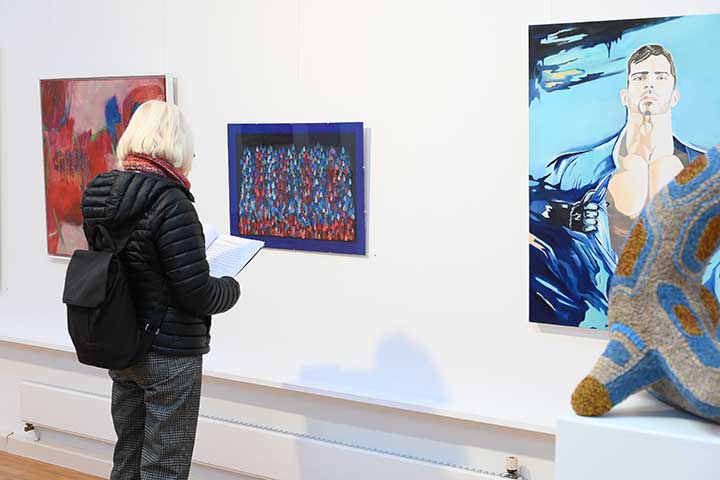 Impression aus der Jahresausstellung im Kunstverein Coburg (Bild 2)