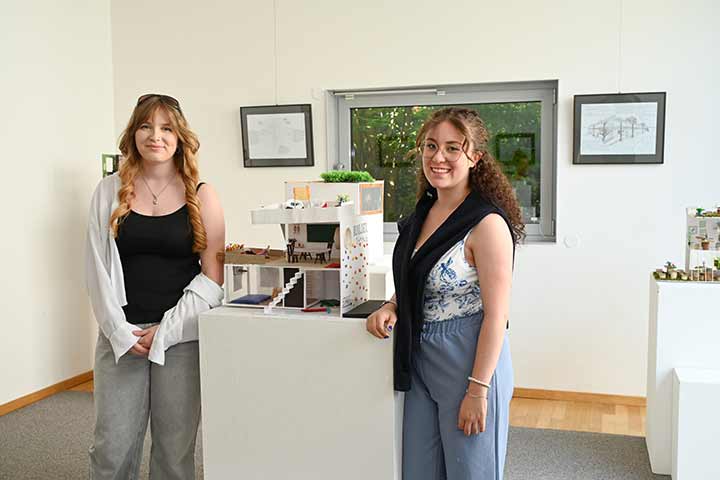 Impression aus der Ausstellung Junge Architektur-Visionen im Kunstverein Coburg (Bild 2)