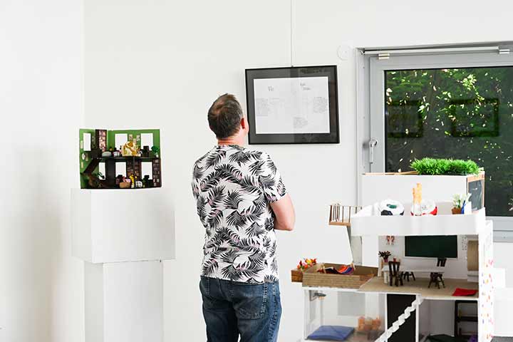 Impression aus der Ausstellung Junge Architektur-Visionen im Kunstverein Coburg (Bild 4)
