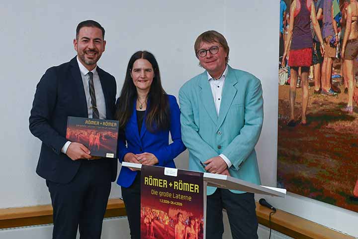 Impression der Vernissage der Ausstellung Römer + Römer im Kunstverein Coburg (Bild 7)