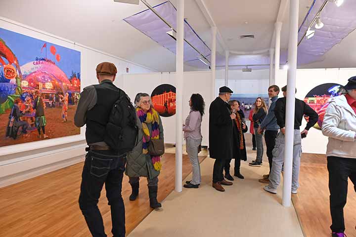 Impression der Vernissage der Ausstellung Römer + Römer im Kunstverein Coburg (Bild 10)