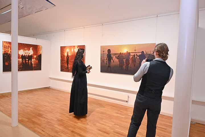 Impression der Vernissage der Ausstellung Römer + Römer im Kunstverein Coburg (Bild 11)