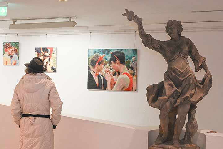 Impression der Vernissage der Ausstellung Römer + Römer im Kunstverein Coburg (Bild 14)