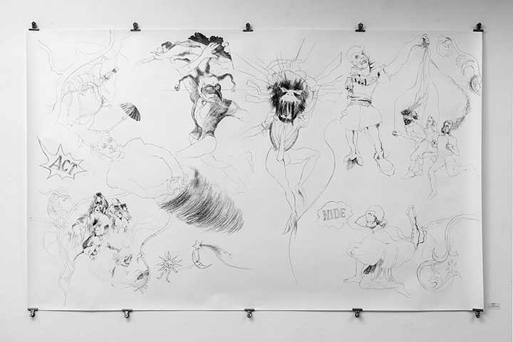 Werk aus der Ausstellung Nebensonnen von Simone Hamann und Ulla Reiter (Bild 19)