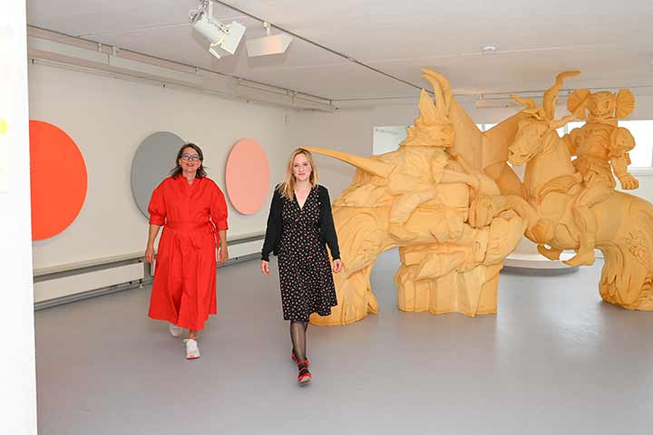 Impression aus der Ausstellung Nebensonnen im Kunstverein Coburg (Bild 4)