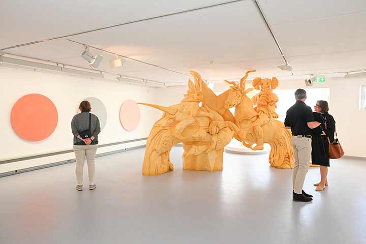 Impression aus der Ausstellung Nebensonnen im Kunstverein Coburg (Bild 6)