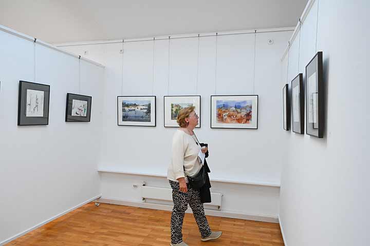 Impression aus der Ausstellung der Sommerakademie im Kunstverein Coburg (Bild 7)