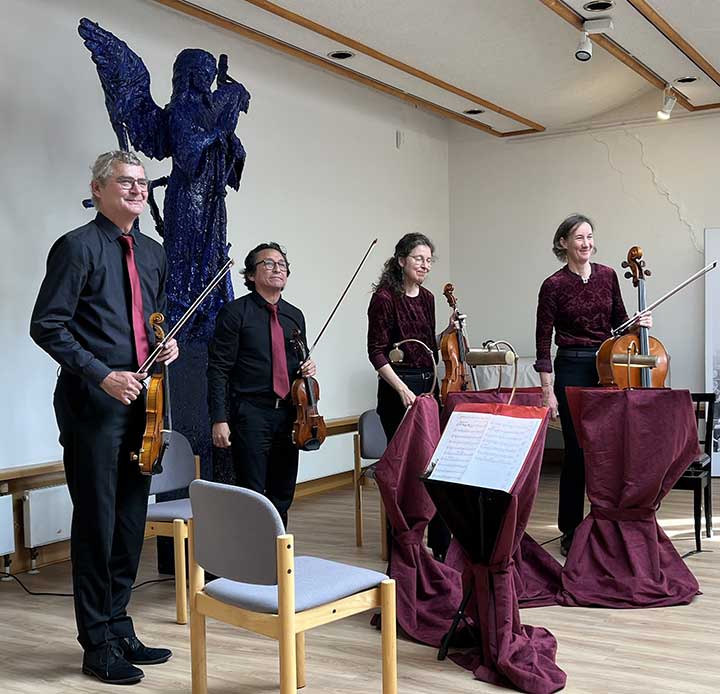 Das Salonquartett Reich an Hall