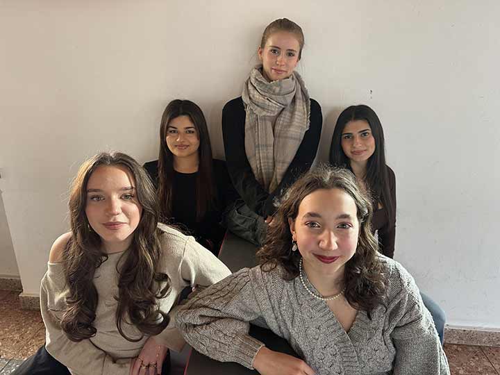 Schülerinnen der Klasse 10b des Eichendorff-Gymnasiums Bamberg