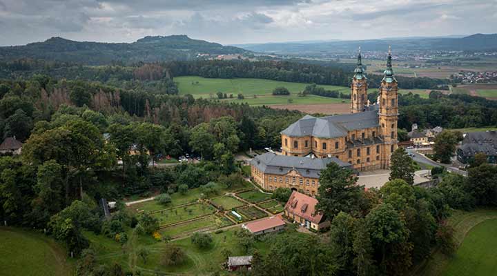 Innenansicht der Basilika Vierzehnheiligen