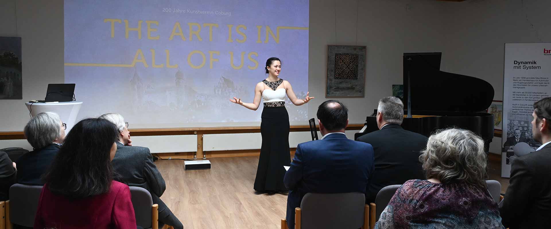 Konzert im Kunstverein Coburg vor zahlreichen Gästen
